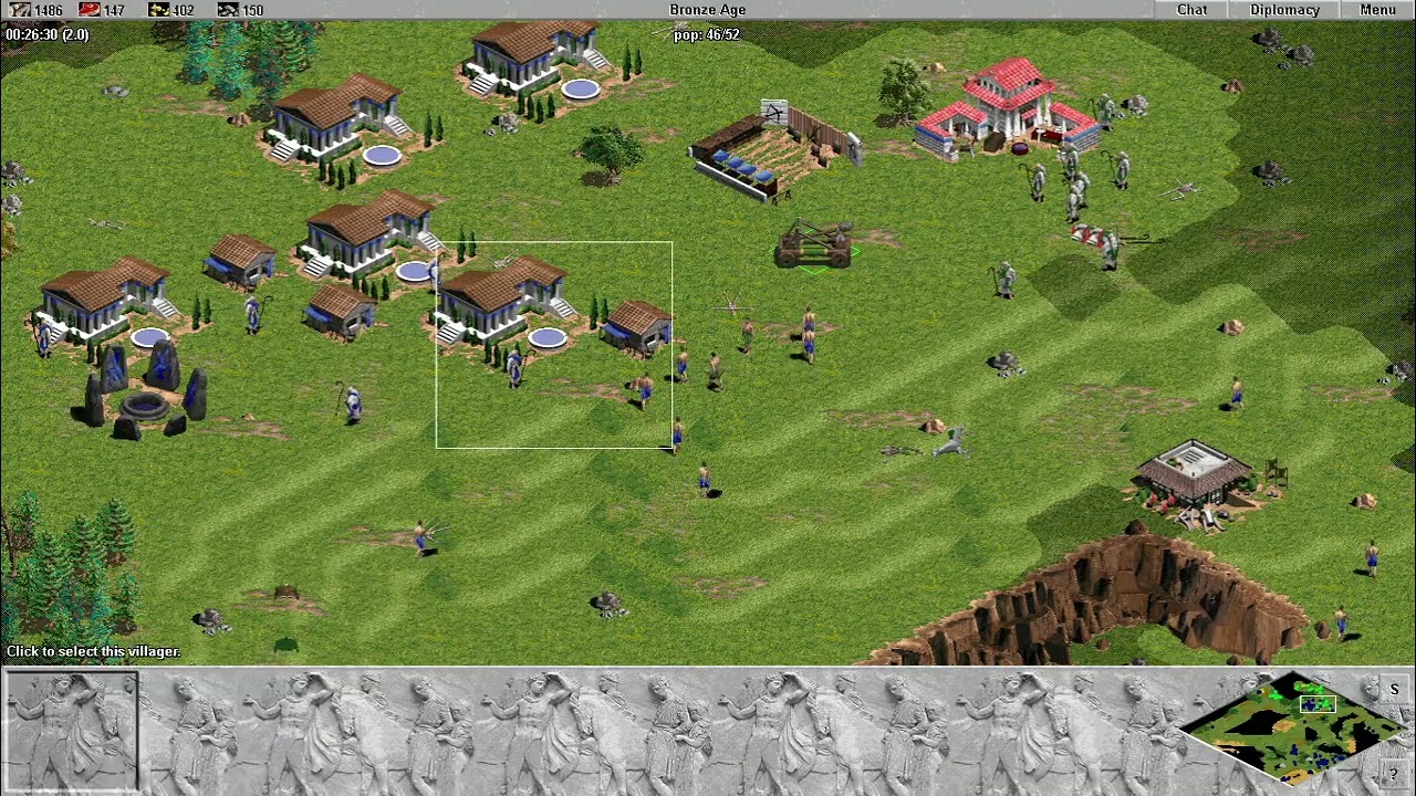 Greek cầm tay Choson lên 4 đánh nhau cả tiếng đồng hồ chơi cả T | Đế Chế AOE 1 | Solo Random 1vs1