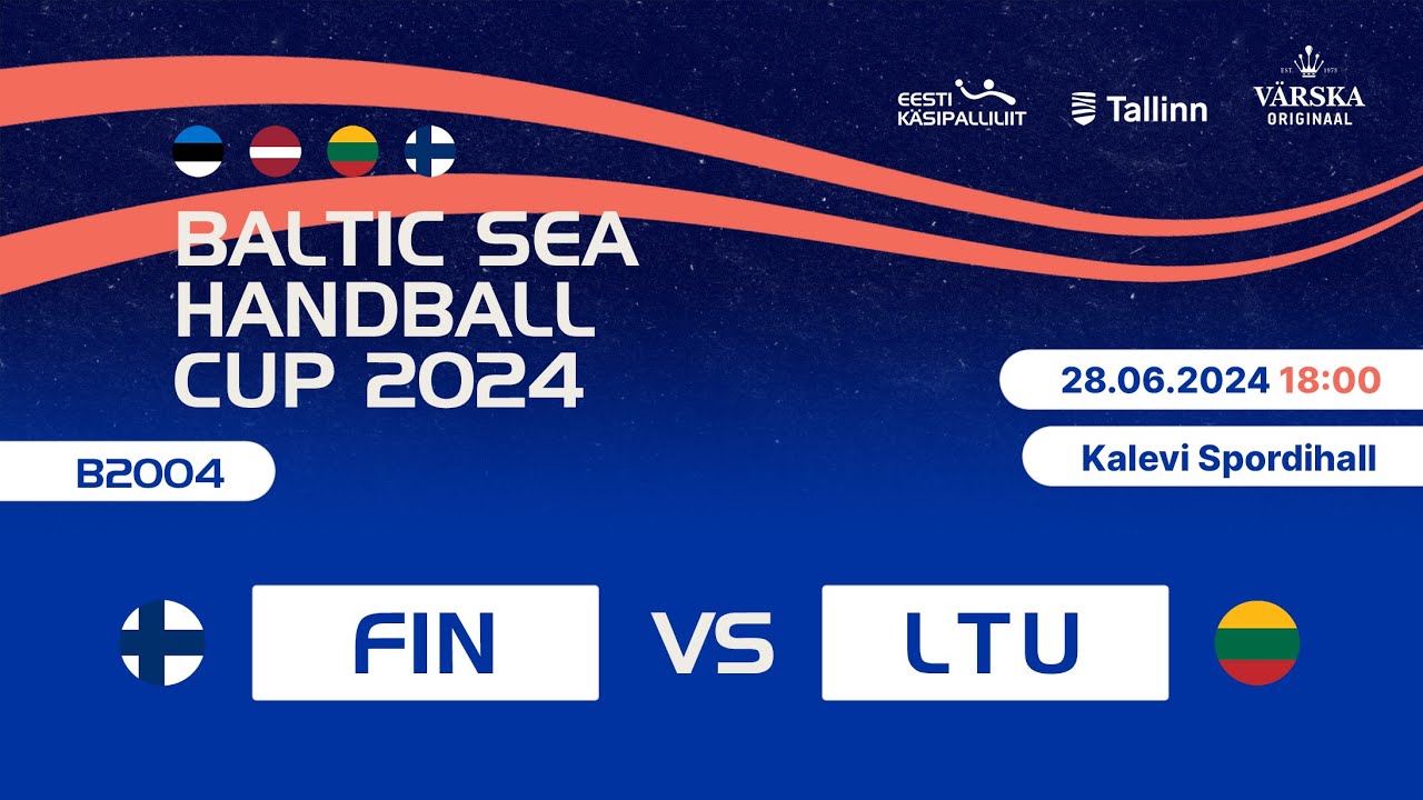 B2004: FIN - LTU | BALTIC SEA HANDBALL CUP 2024