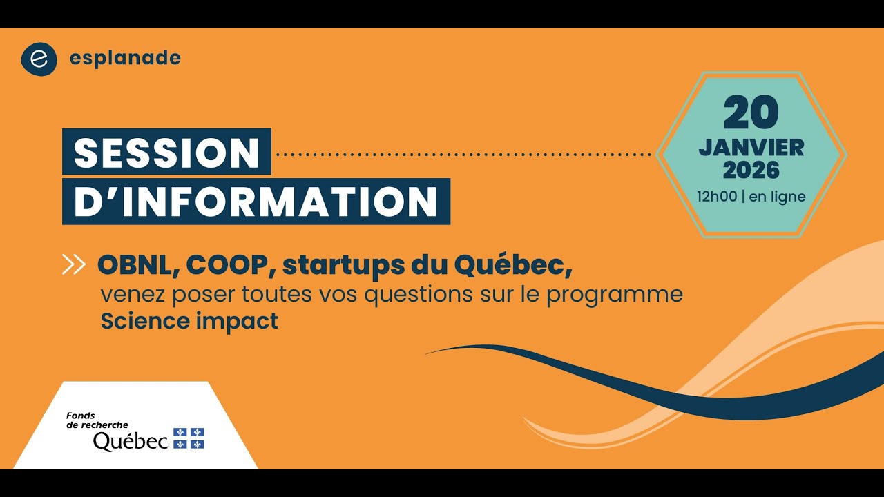 Session d'information - Science impact 2026