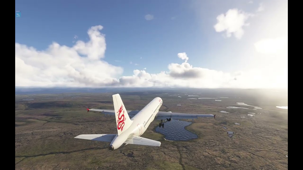A321 EGPO gusty crosswind full manual landing