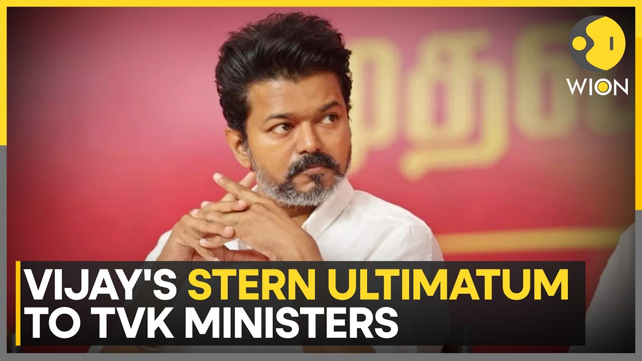 CM Vijay Warns TVK Ministers Against Corruption; Opposition Attacks 'Anti-Corruption' Stance | WION