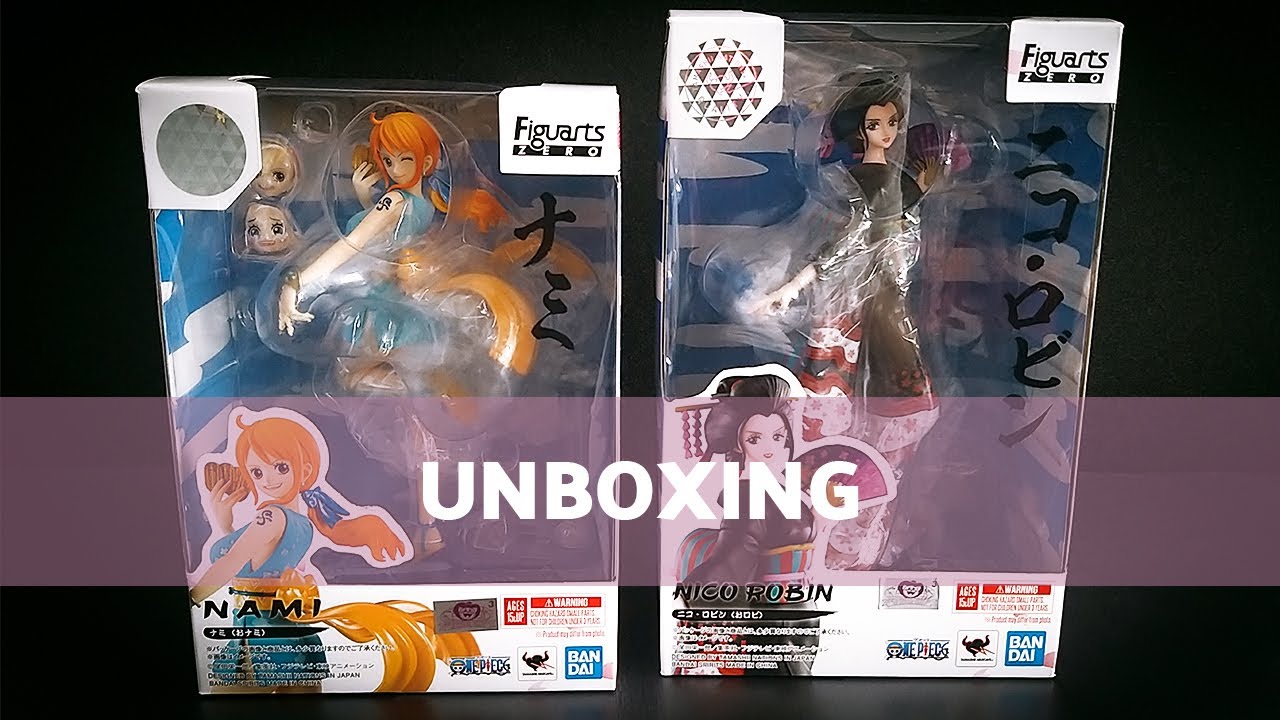 Figuarts Zero - Nami (Onami) & Nico Robin (Orobi) - Unboxing