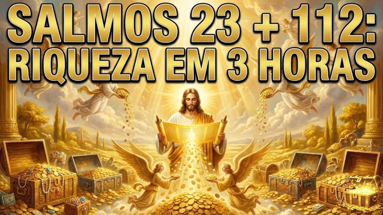 🔥💰 SALMO 23+112: PROCLAME-O 3 Vezes + Sal e Dinheiro IRRUMPE em 3 HORAS HOJE