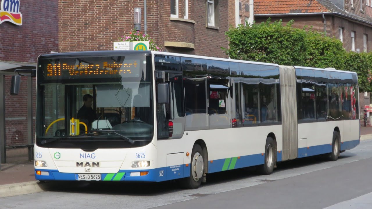 [Sound] Bus MAN NG 323 | #5625 | Niederrheinische Verkehrsbetriebe AG, Moers (Kreis Wesel)