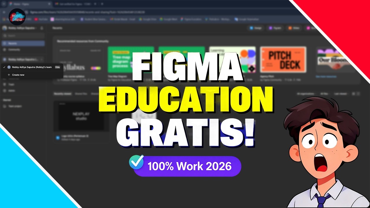 CARA DAPAT FIGMA EDUCATION GRATIS 100% WORK! (Auto Verified).