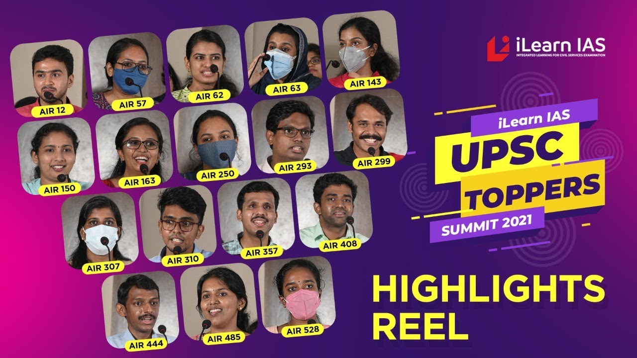 UPSC Achievers Felicitation | Building Future Leaders | iLearn IAS UPSC Toppers Summit '21