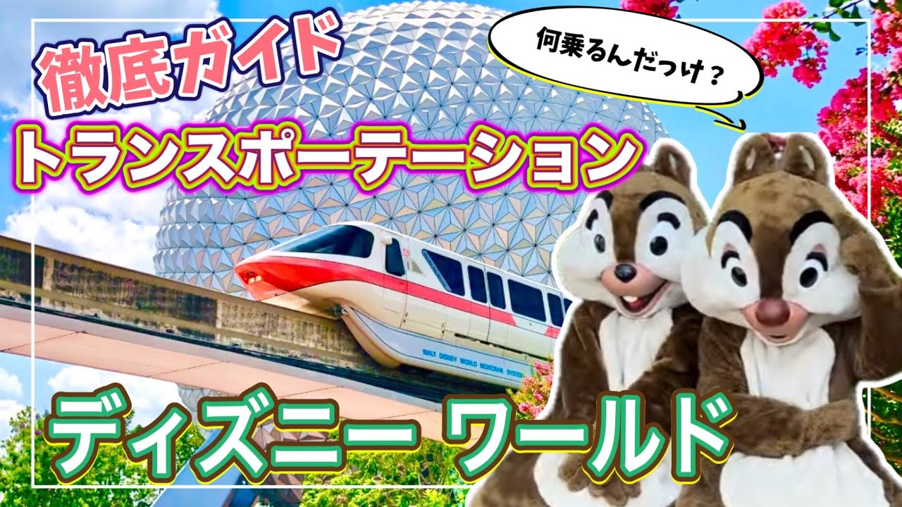 【9分でわかる!】 WDWトランスポーテーション完全ガイド