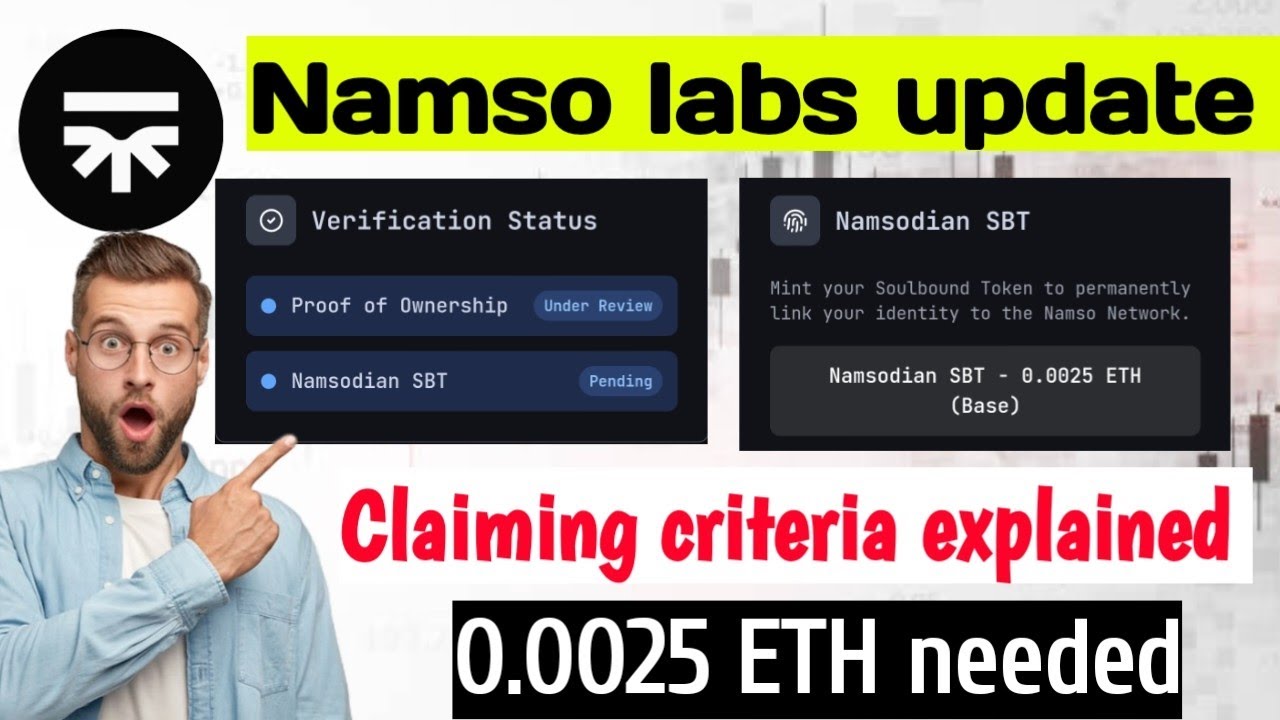 Namso airdrop update | namso verification process | How to mint Soulbound Token | namso claiming