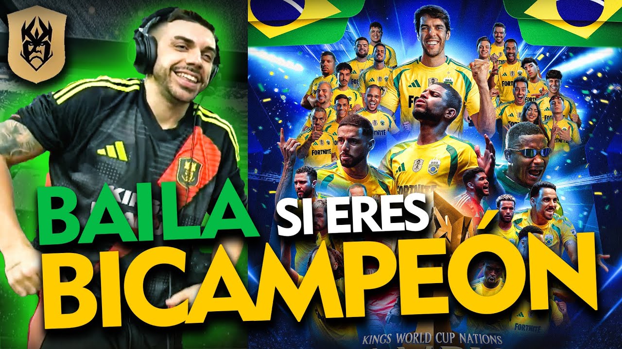 DJMARIIO reacciona a la FINAL de BRASIL vs CHILE | PRIMER BICAMPEON | Kings World Cup Nations