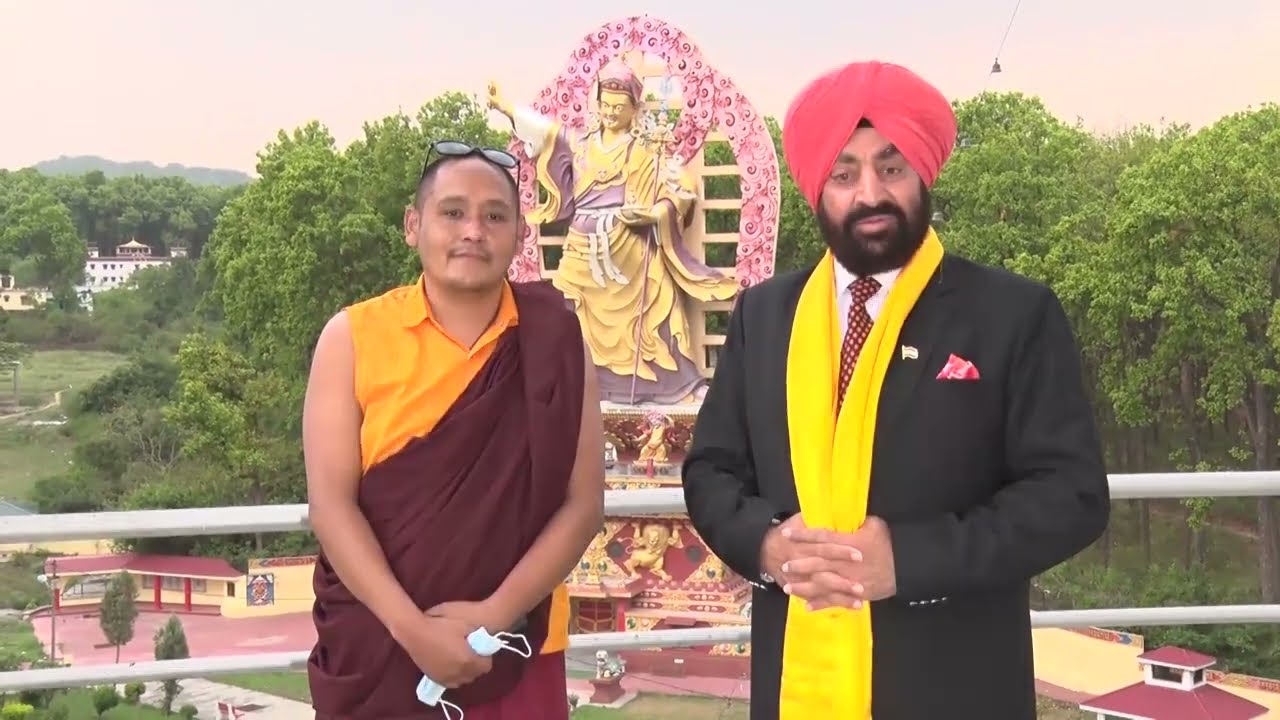 On the occasion of 'Buddha Purnima' visited Buddha Temple, Clement town.