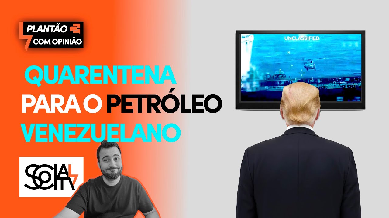 Caribe em quarentena: Trump fecha cerco ao petróleo | PLANTÃO
