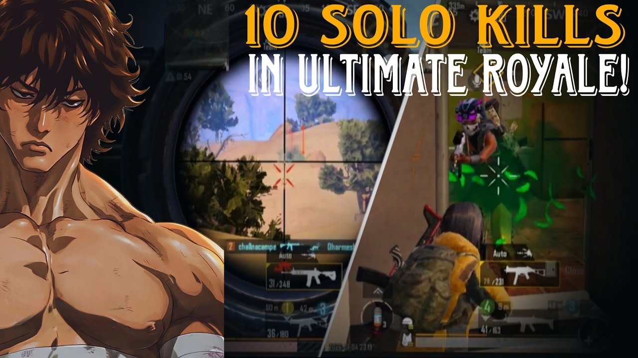 🔥 10 SOLO KILLS IN ULTIMATE ROYALE ! 🔥  | BGMI HIGHLiGHT| 💥☠️