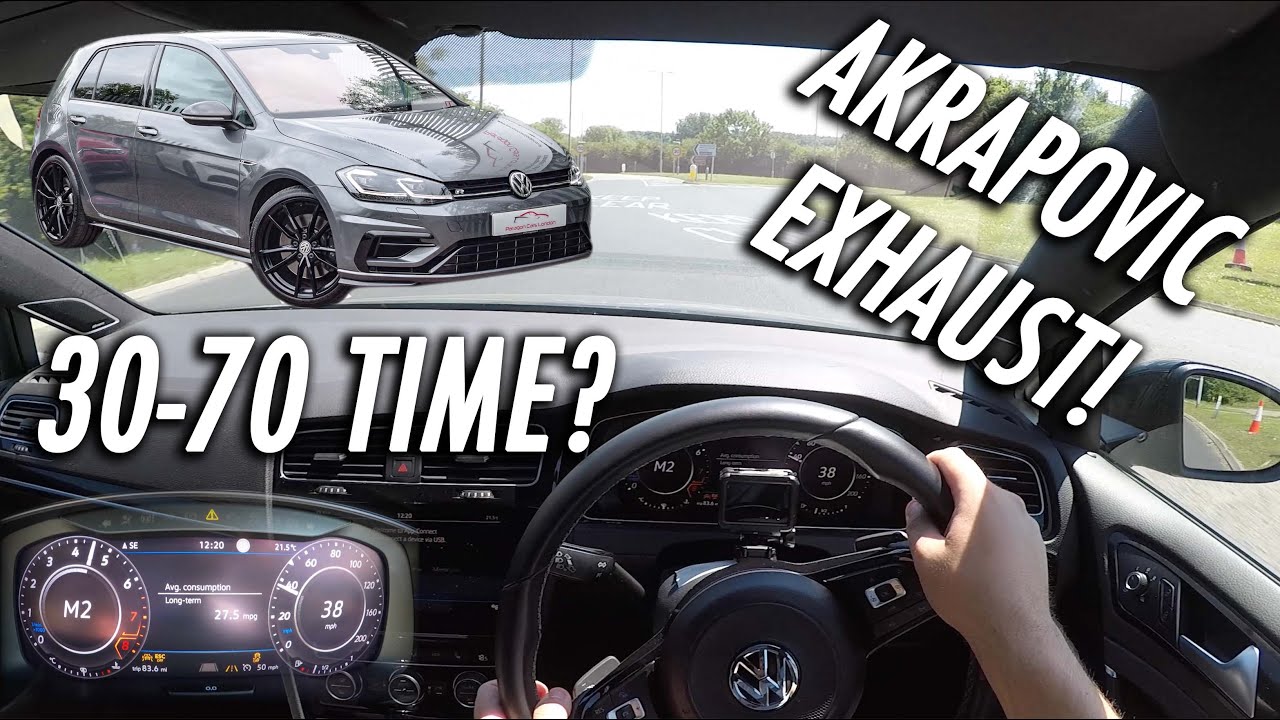 2019 VW GOLF R DRIVING POV/REVIEW // AKRAPOVIC EXHAUST!