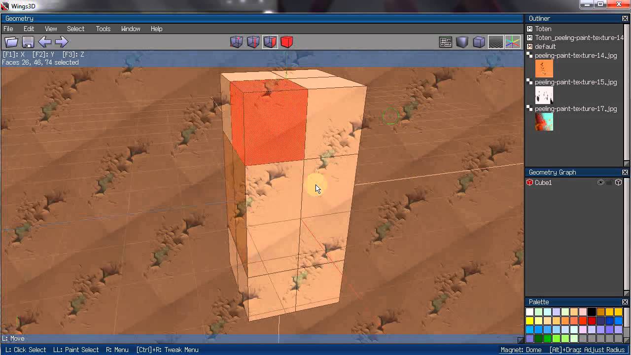 Wings3D: Snap Image - Rotate option