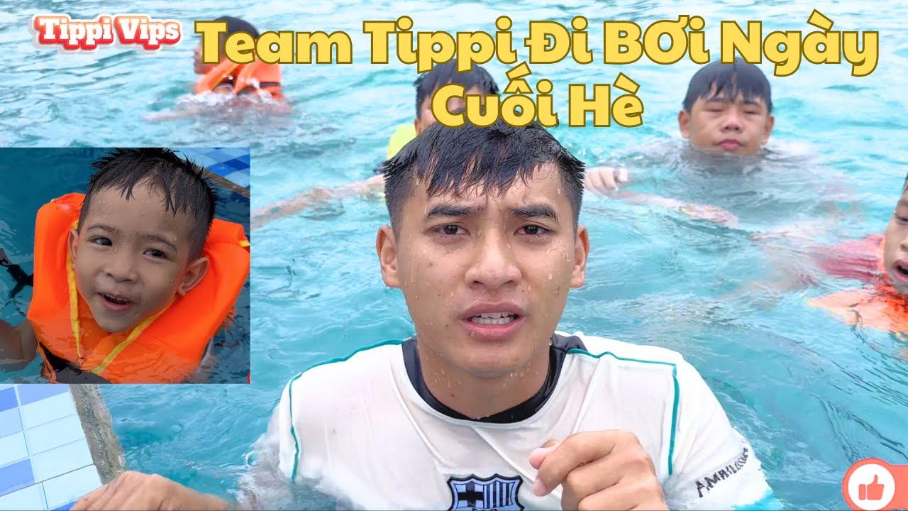 Tippi Vips | Vlogs 10 - Team Tippi Đi Bơi Ngày Cuối Hè #tippitv #tippivips