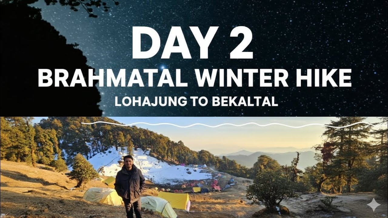 Day 2: Lohajung to Bekaltal | Brahmatal Winter Hike 🏔️❄️​Welcome back to the journey!