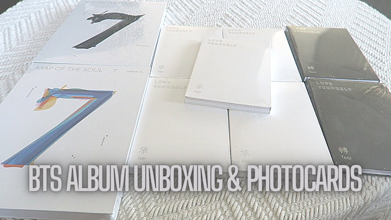 BTS ALBUM UNBOXING & PHOTOCARD COLLECTION | 9 BTS ALBUMS