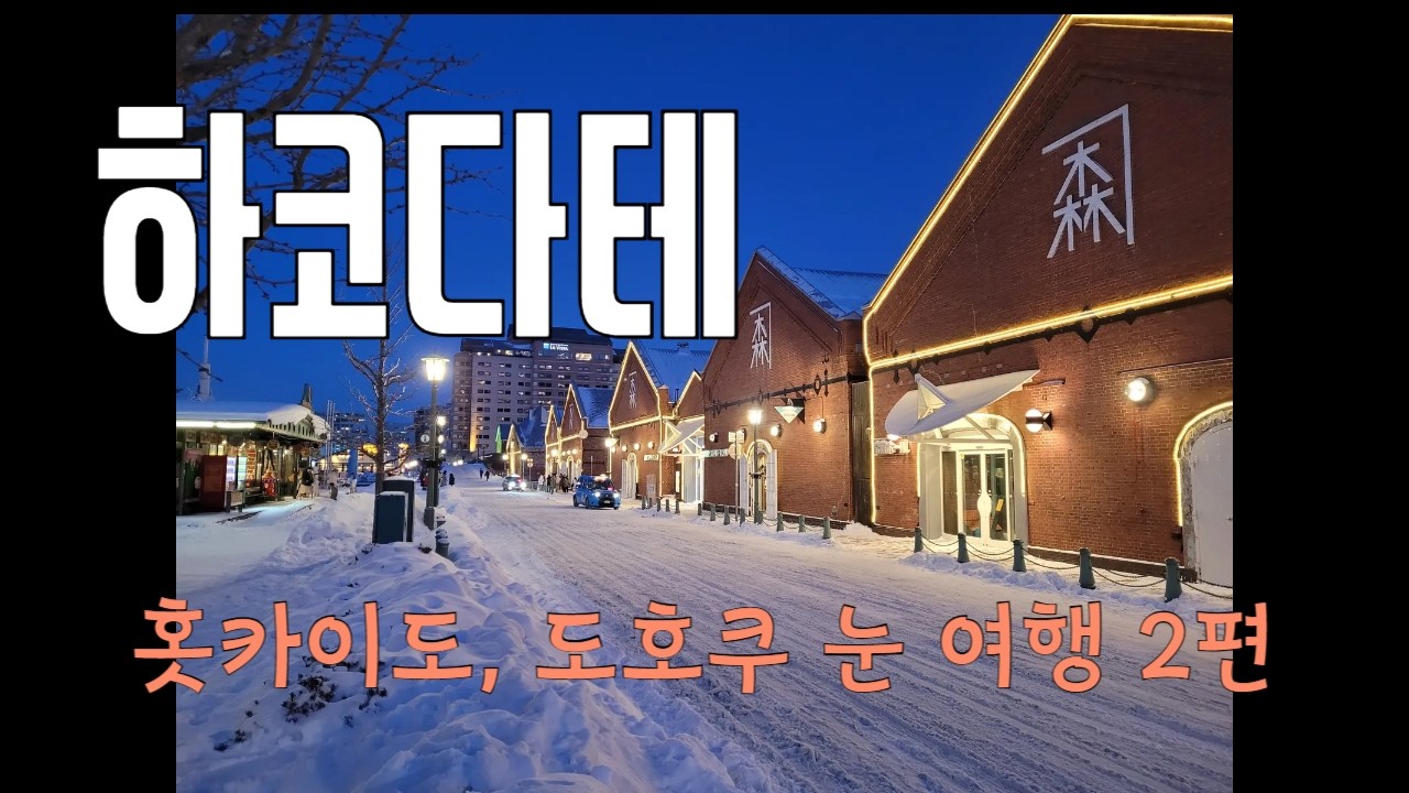 일본인들이 살고 싶어 하는 도시 '하코다테' 2박 3일 [홋카이도, 도호쿠 눈 여행 2편]