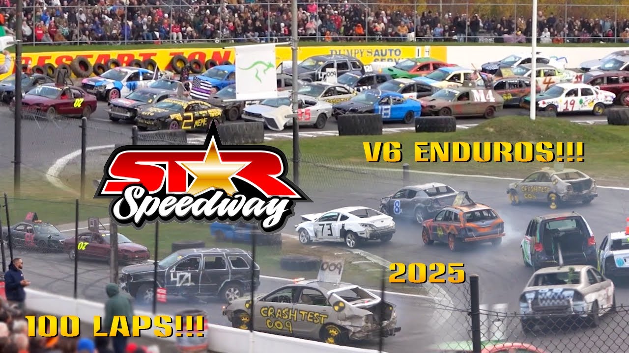 V6 Enduro 100 Lap Race at Star Speedway Halloween Howler 2025