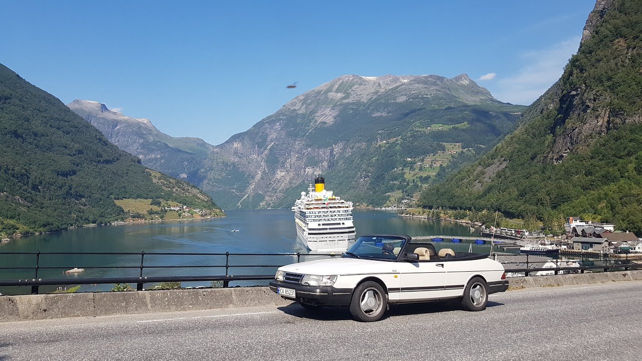 Saab 900 classic convertible, vacation tour 2019