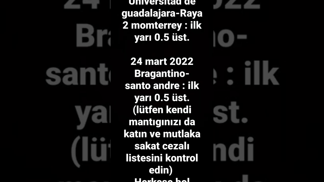 24 mart iddaa ma&ccedil; tahminidir. #iddaatahminleri #iddaakazanmayolları #iddaa