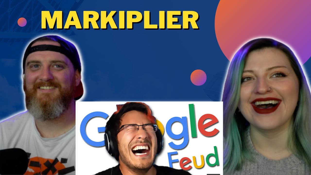 «НЕ МОГУ ПЕРЕСТАТЬ СМЕЯТЬСЯ!! | Google Feud» @markiplier | Реакция HatGuy и Никки