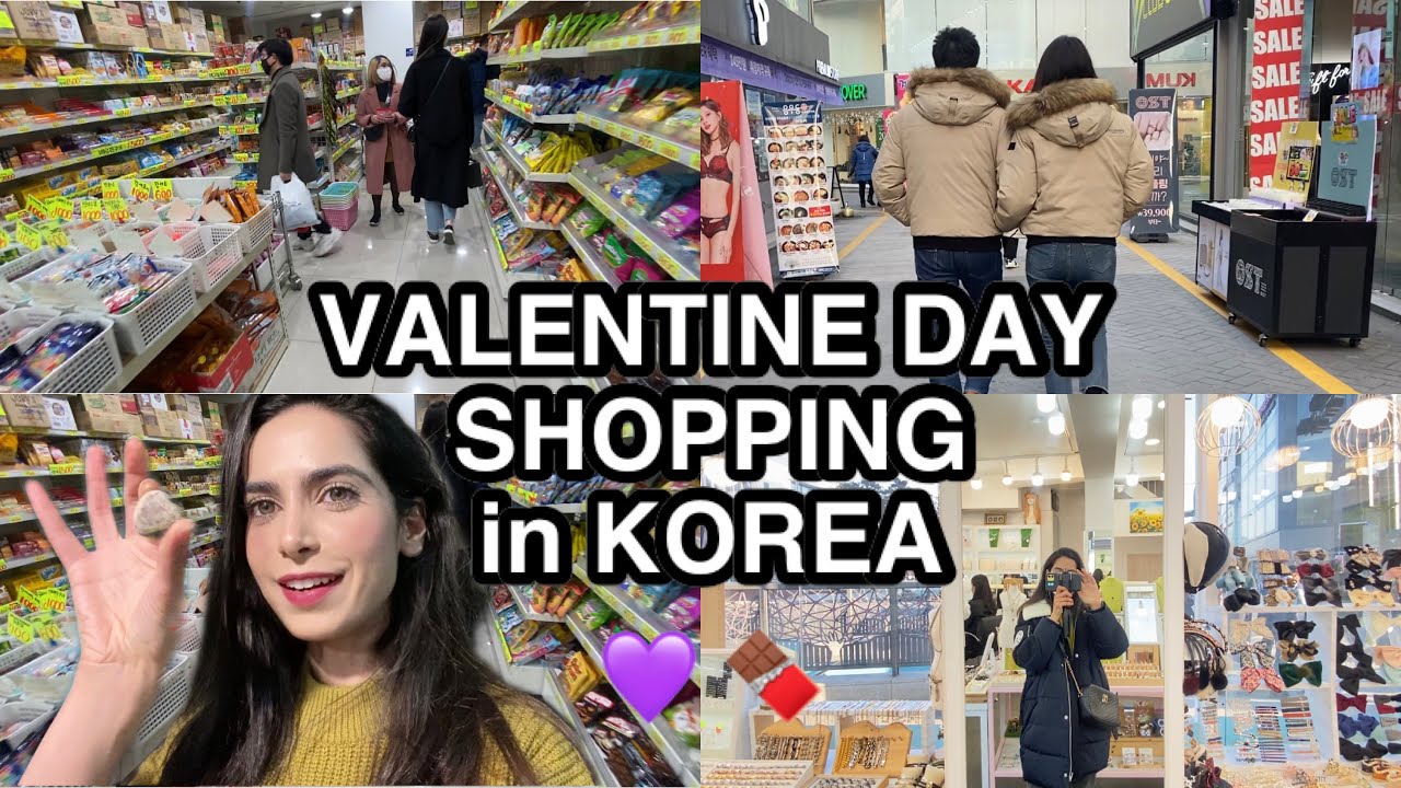 🇰🇷 VALENTINE’S DAY SHOPPING DATE in KOREA ❤️ vlog
