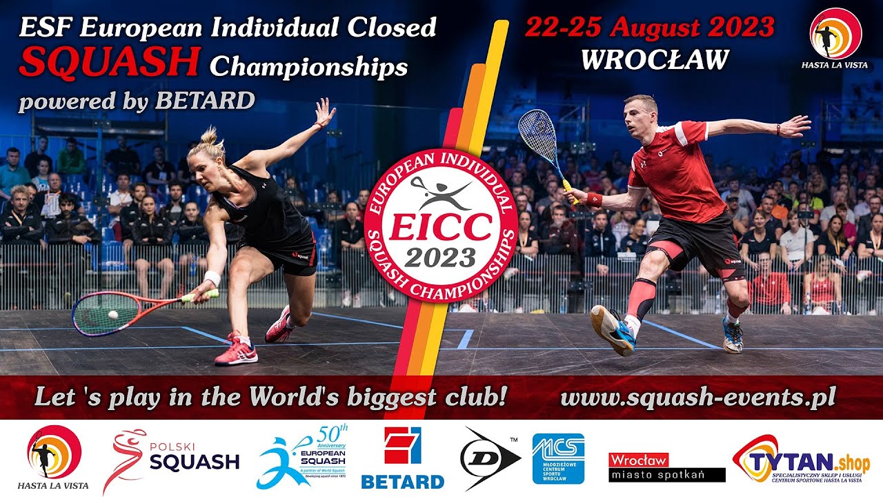 David Maier 🇱🇮 -🇨🇭Dimitri Steinmann  - ESF European Individual Closed Squash Championship 2023