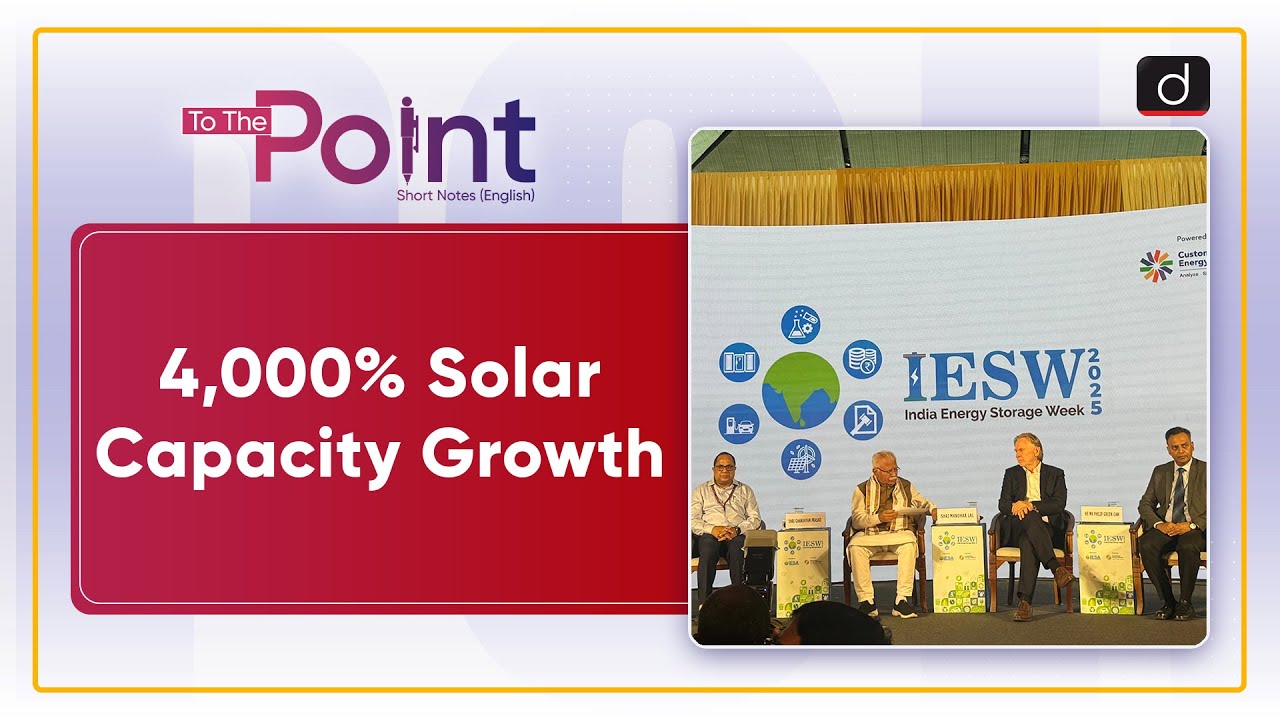 India's Solar Revolution | Renewable Energy Achievements | To The Point | Drishti IAS English