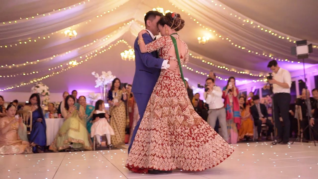 Bride and Groom Dance | Nepali Wedding | Rupa Limbu and Prakash Gurung's UK Wedding 2019