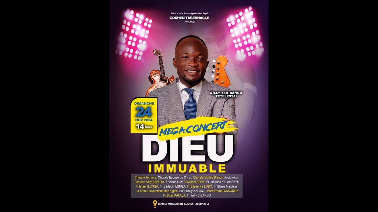Billy Tshibangu - Concert  / LE DIEU IMMUABLE