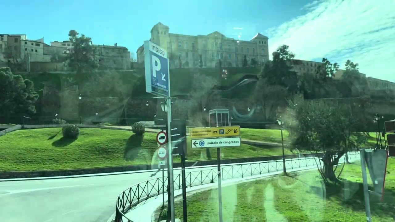 Llegando a Toledo España