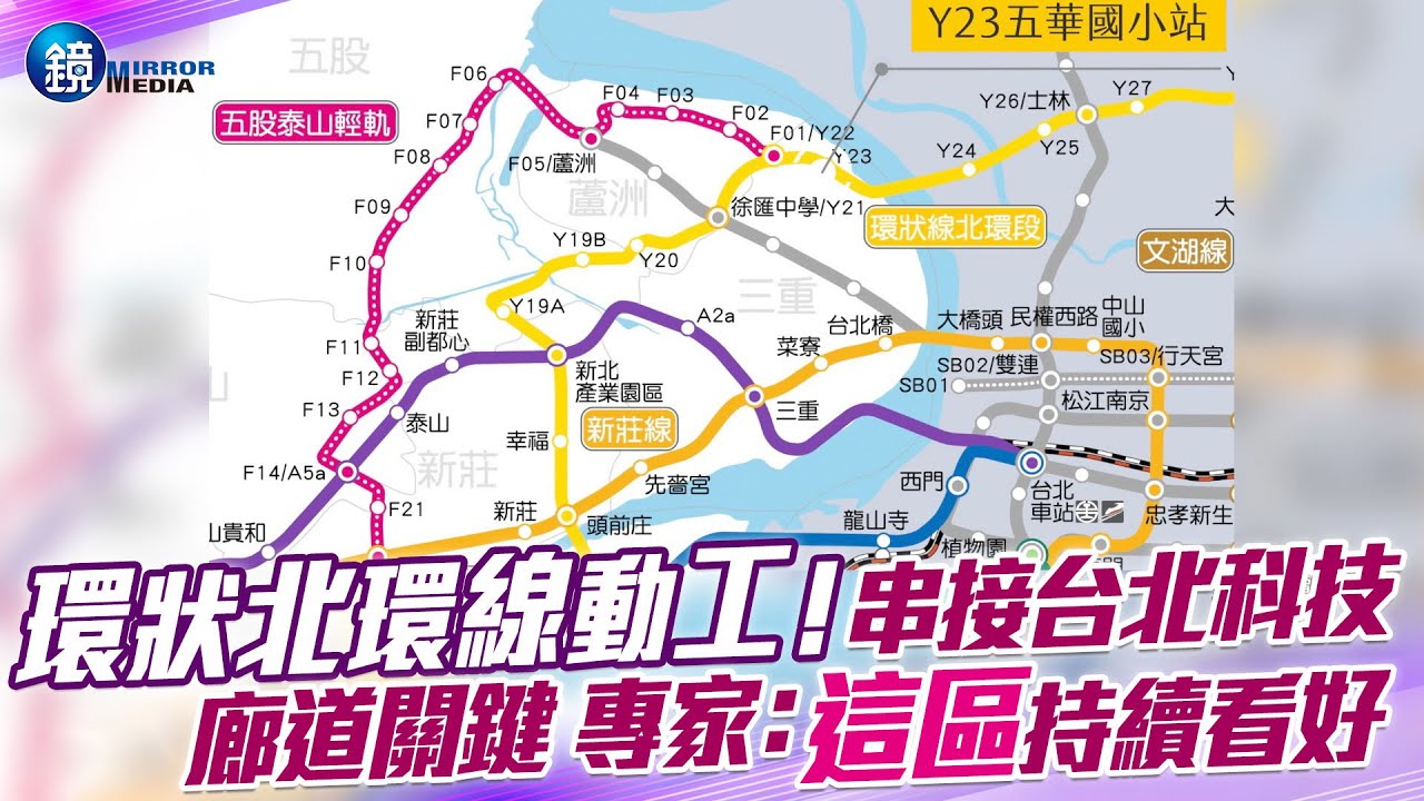 【翻轉三重專題】環狀北環線動工！串接台北科技廊道關鍵 專家：「這區」持續看好