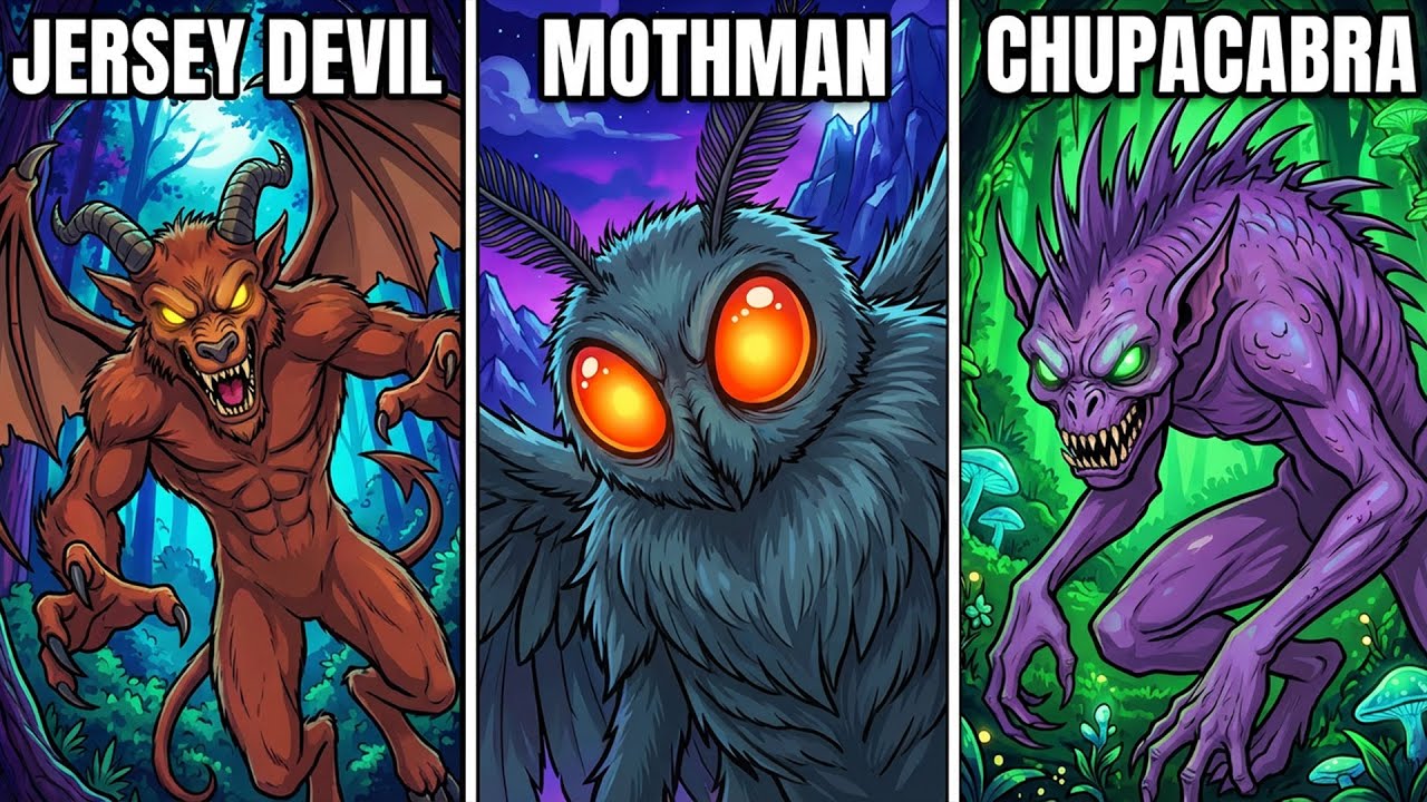 Every Cryptid That Inspired Horror Movies Explained in 24 Minutes