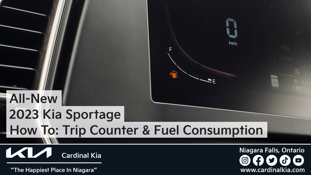 Абсолютно новый Kia Sportage 2023 года | Как пользоваться счетчиком пробега и контролировать расх...