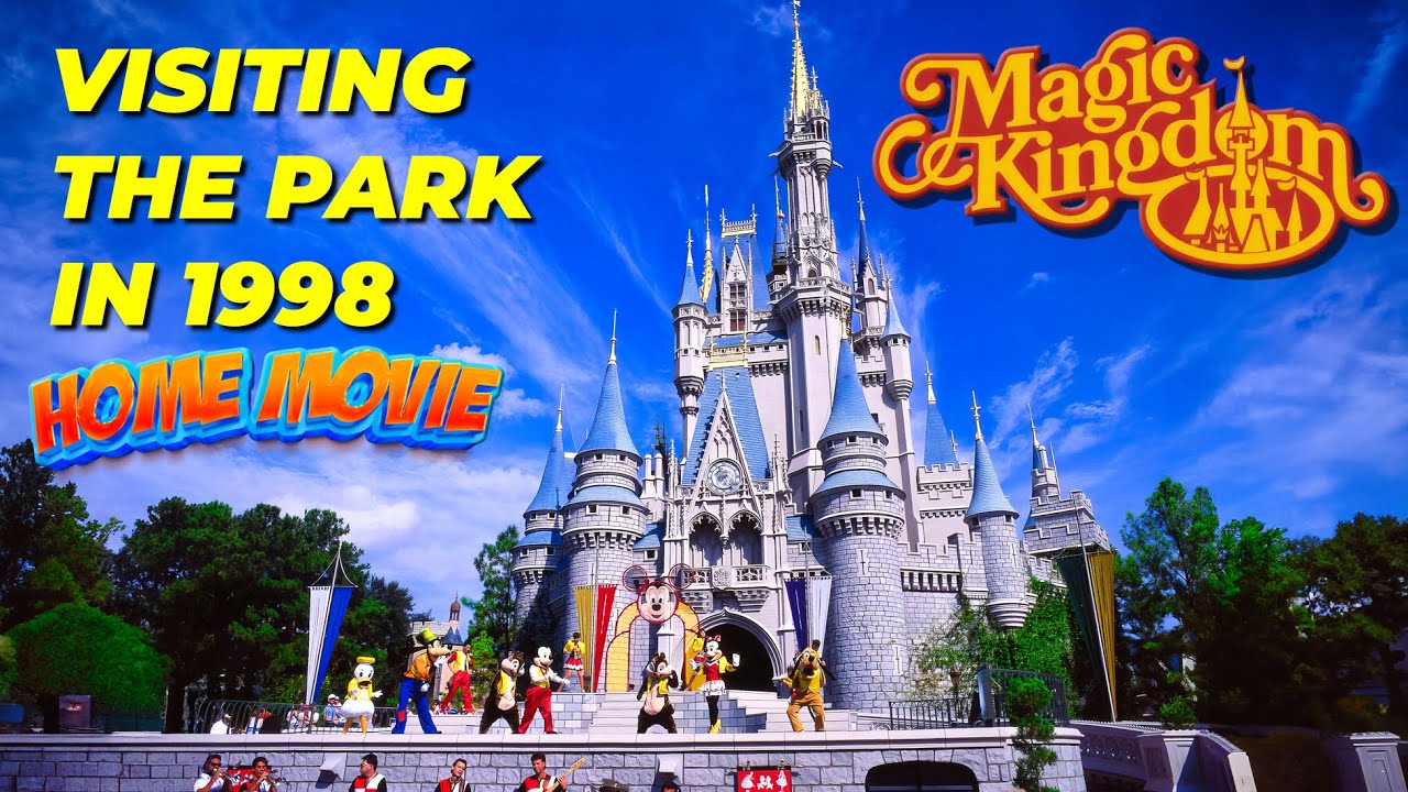 Restored Home Video: Visiting Magic Kingdom Walt Disney World on September 28th 1998 (HD 50FPS)