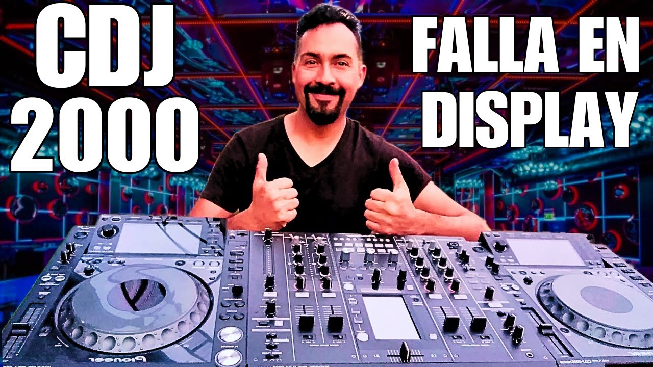 Reparación del player Pioneer CDJ-2000 👍 ¡Display con fallas, USB Roto y Error E-7022! 🎧 ✔