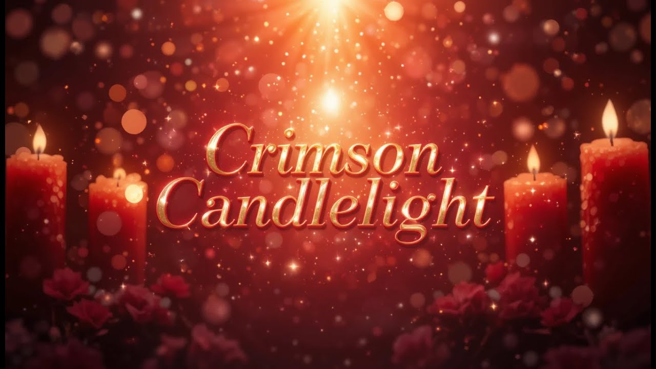 Crimson Candlelight – Relaxing Piano Instrumental | Warm Echoes Music
