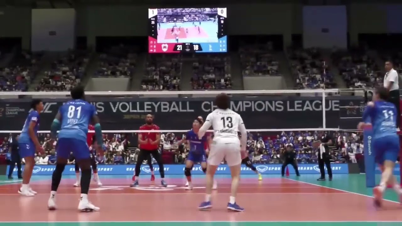 NISHIDA&rsquo;S SPIKES ARE UNSTOPPABLE!       Highlights of a volleyball match of Osaka Bluteon 