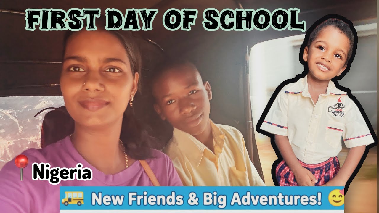2026, Uzo goes to School 🏫 First day of school in Nigeria. 🇳🇬