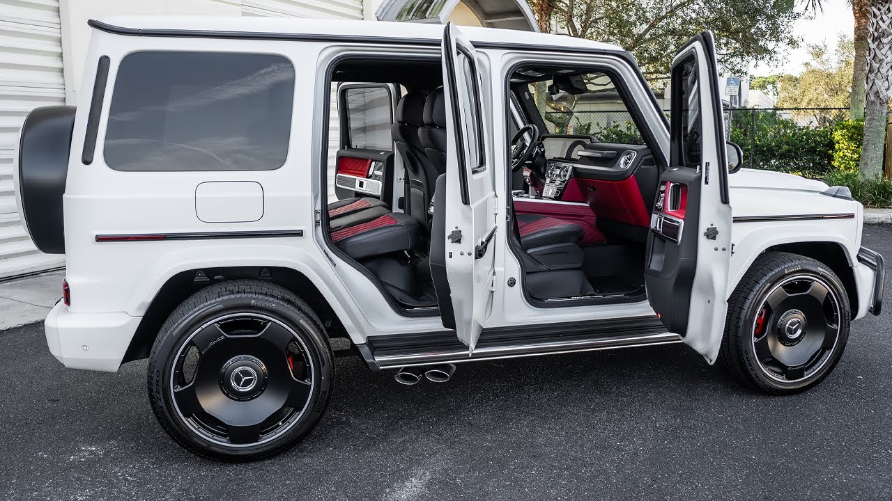 EXCLUSIVE EDITION Mercedes G63 AMG in factory matte White!