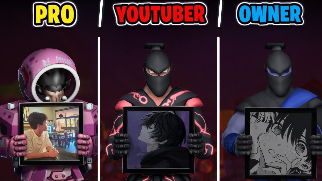 PRO vs YOUTUBER vs OWNER CROSSHAIRS in Venge.io!