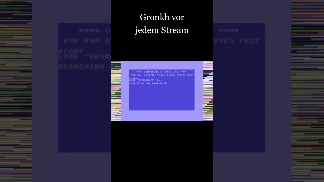 Gronkh vor jedem Stream