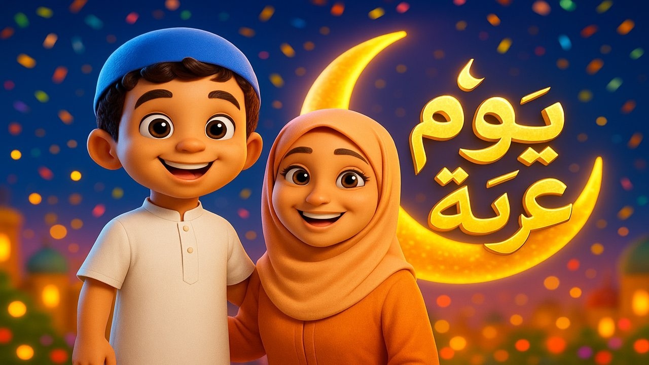 ليه بنصوم يوم عرفة؟ 🤔🌙 قصة جميلة للأطفال عن فضل يوم عرفة وصيامه