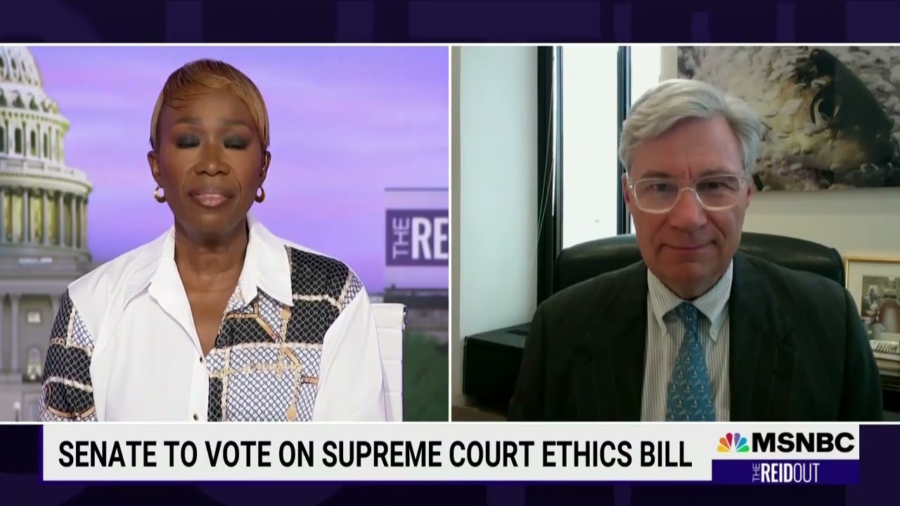 Sen. Whitehouse Joins Joy on The ReidOut to Discuss Ethics Reform at the Supreme Court