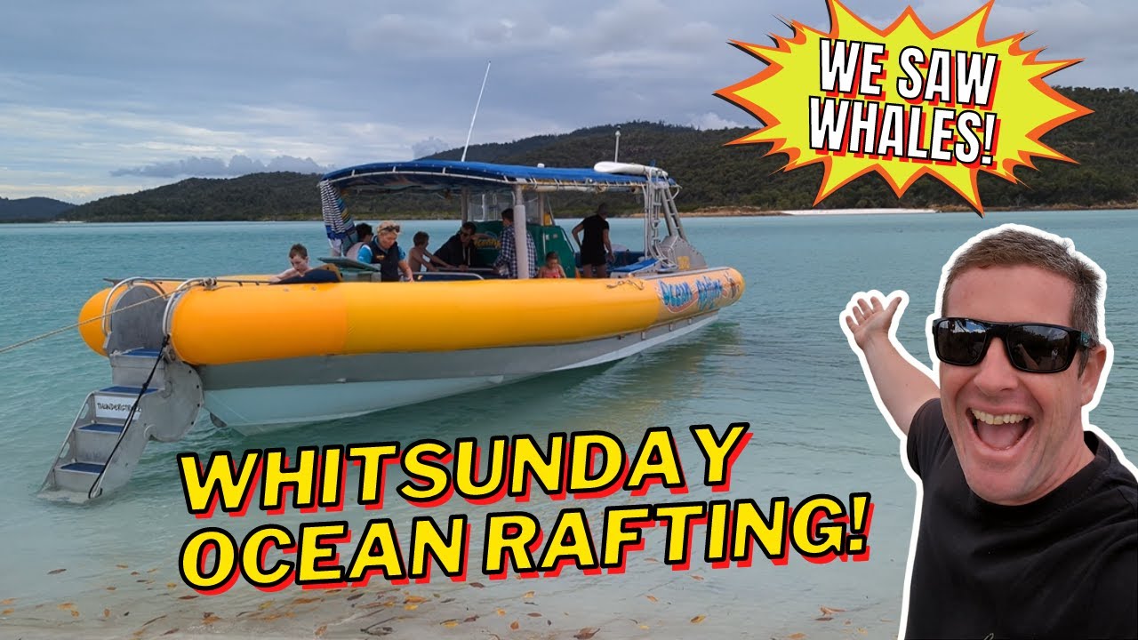PLAY | Ocean Rafting the Whitsundays off Airlie Beach - such an amazing ride with whales breaching!