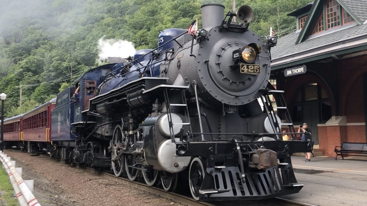 Reading And Northern #425 Lehigh Gorge Scenic Railroad 8-15-2020