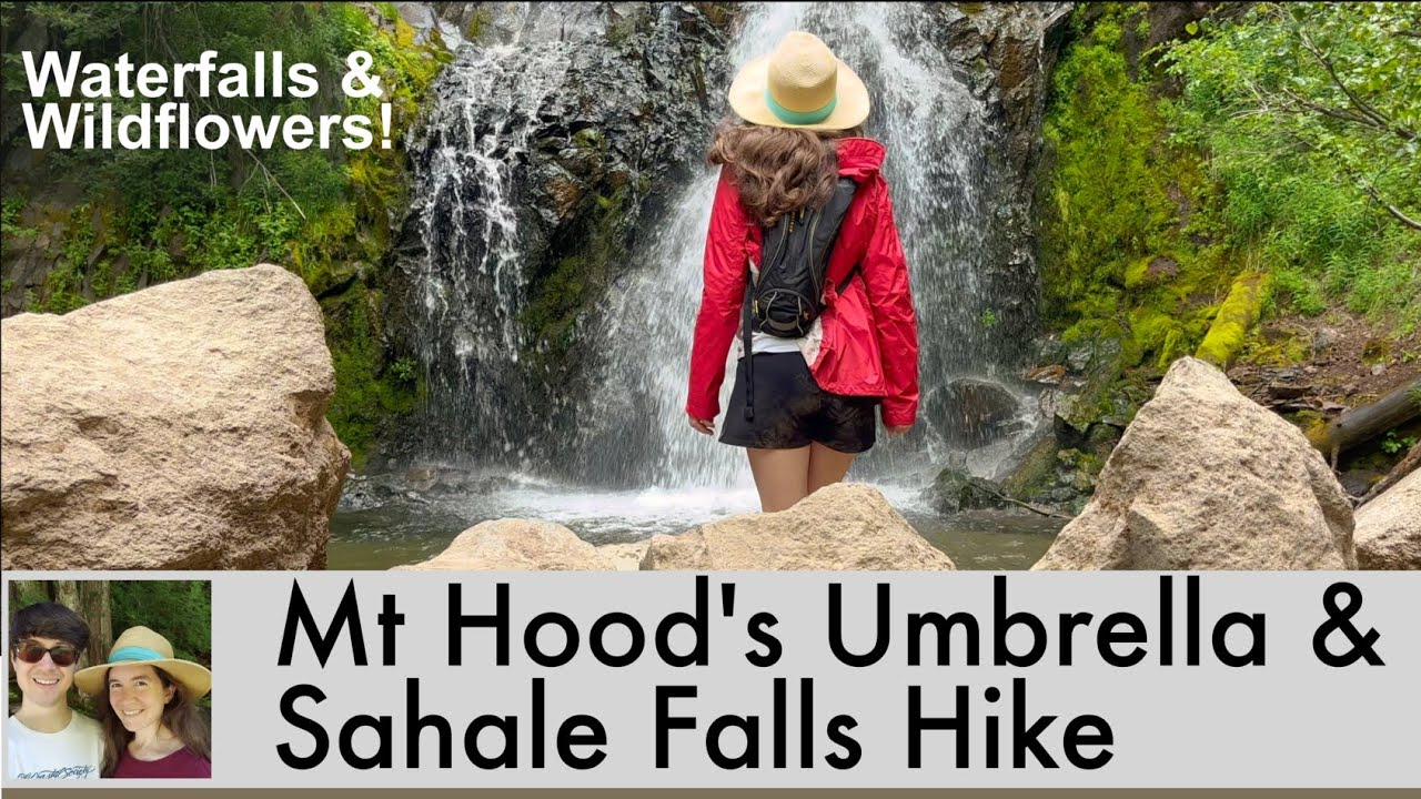 Double Waterfall Hike in Mount Hood National Forest | Umbrella and Sahale Falls