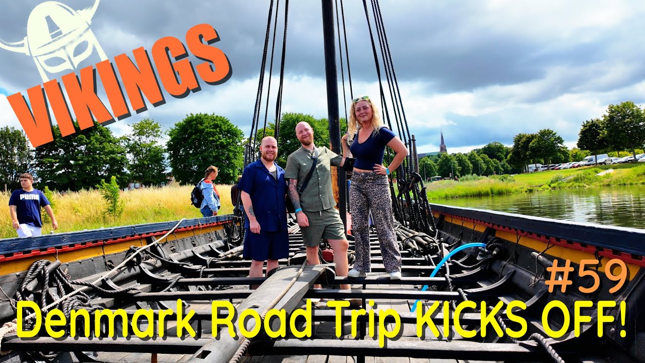 Denmark Road Trip KICKS OFF! Ferry Ride & Viking Adventure!