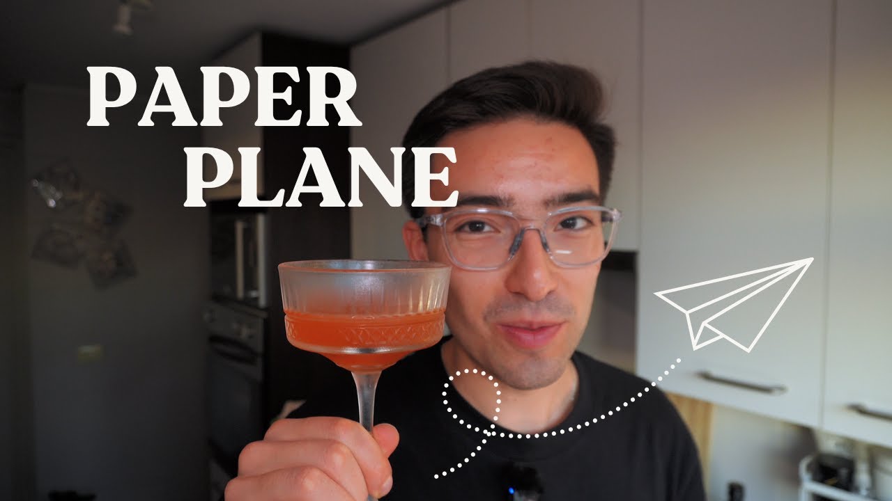El cocktail Paper Plane | El clásico moderno de la coctelería